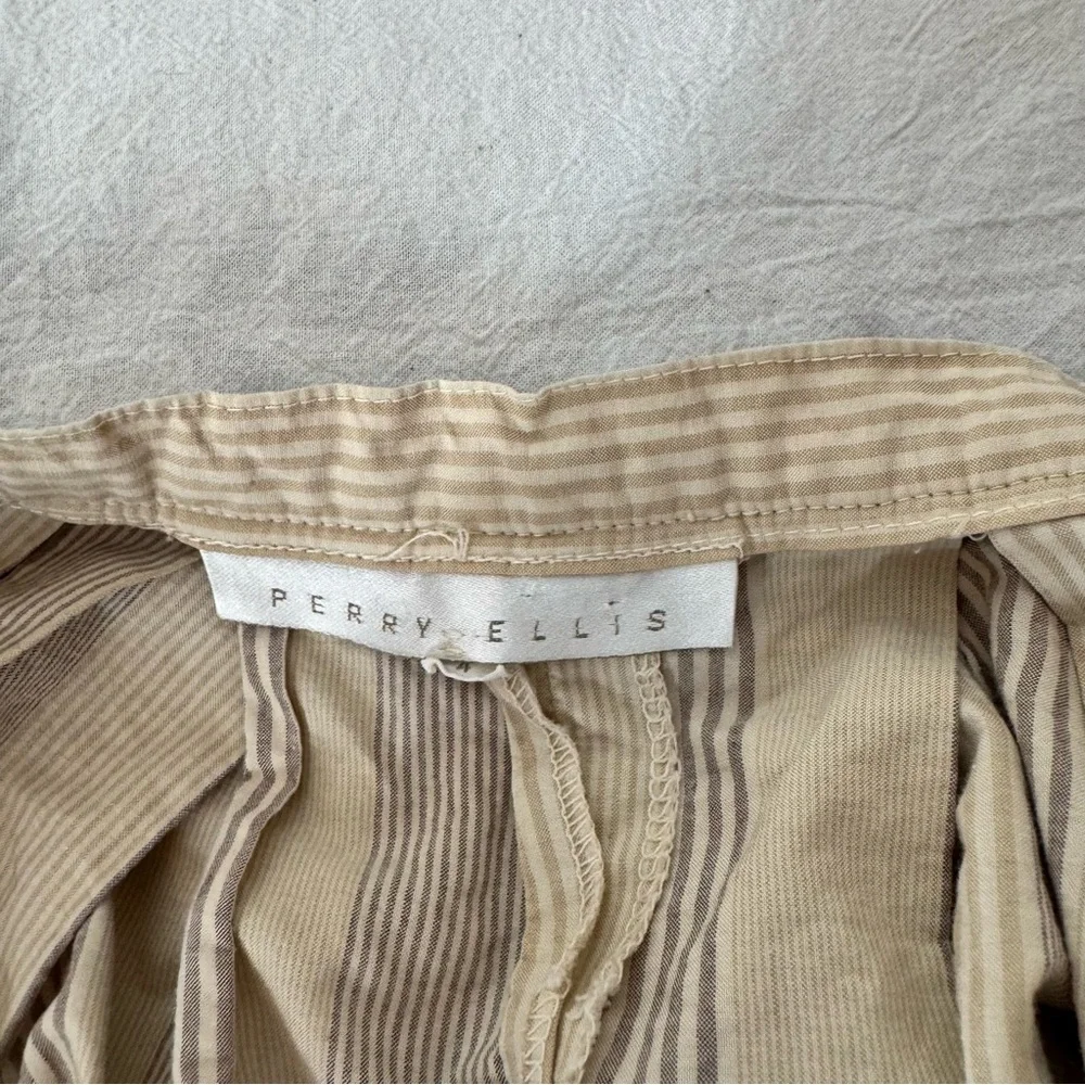 Vintage Project Perry Ellis Striped Culottes - Picture 6 of 11